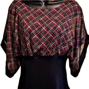 Stylish Crewneck Kimono Sleeved Womens Top